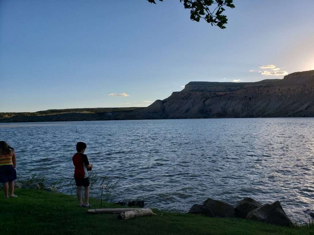 Fishing Kenney Reservoir