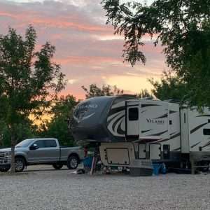 Premium back-in RV site - Silver Sage RV Park